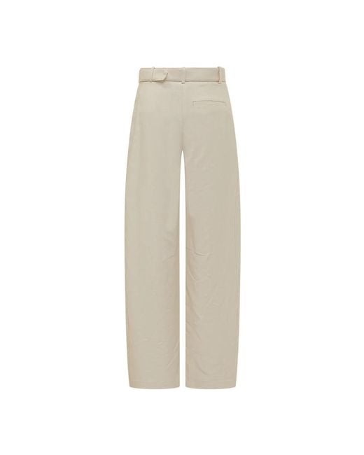 Pinko Natural Straight Trousers
