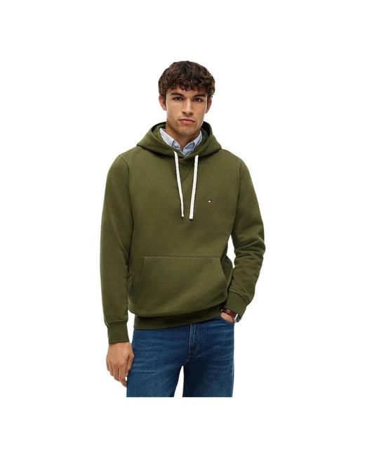 Tommy Hilfiger Green Hoodies for men