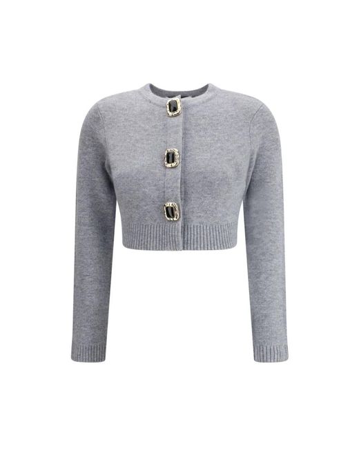 Self-Portrait Cardigans in het Gray
