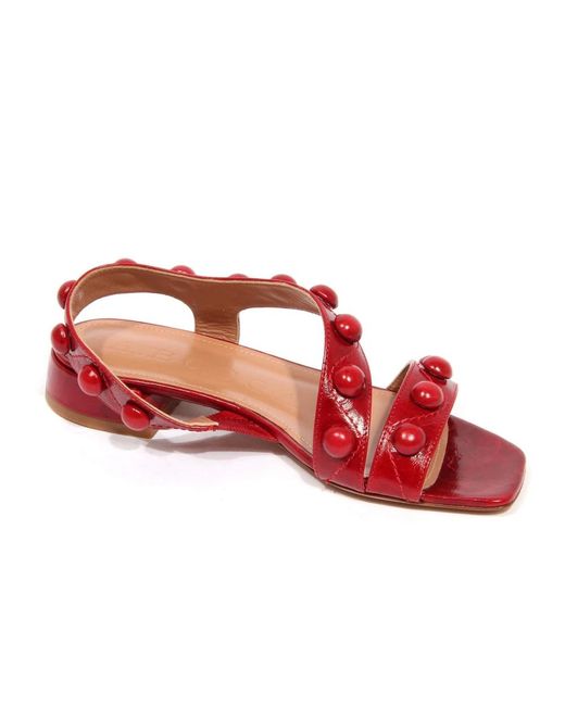 A. BOCCA Schoenen ,Rood ,Kardinaal Sandaal in het Red
