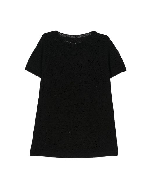 Semicouture Black Knitted Dresses
