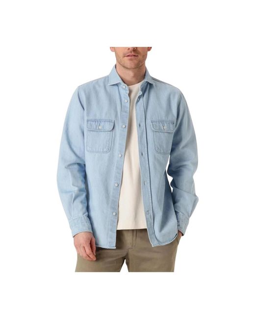Profuomo Blue Denim Jackets for men