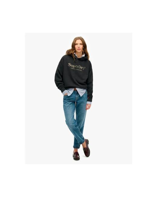 Hoodies Superdry de color Black