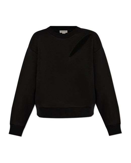 McQueen Black Sweatshirts
