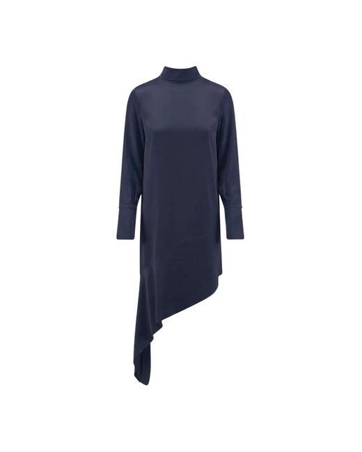 Semicouture Blue Midi Dresses