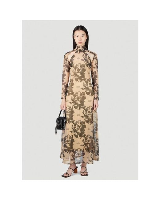 ROKH Metallic Maxi Dresses