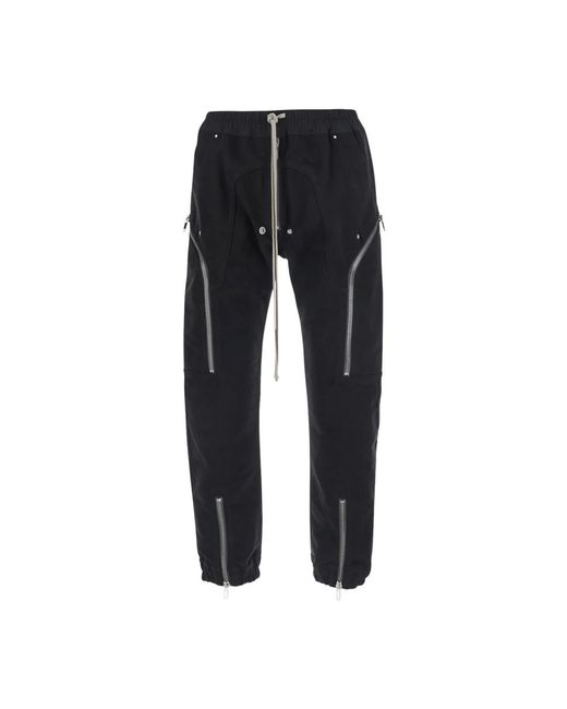 Rick Owens Black Sweatpants for men