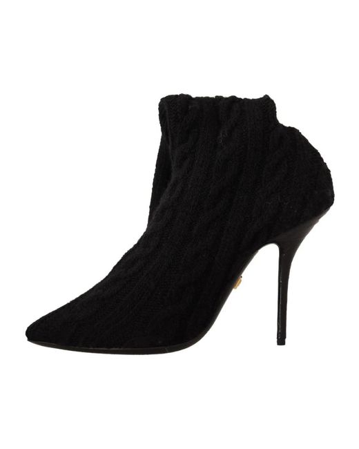 Shoes > boots > heeled boots Dolce & Gabbana en coloris Black