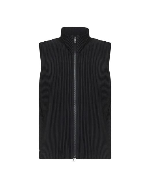 Issey Miyake Black Vests for men