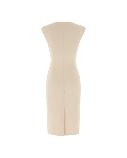 Elisabetta Franchi Natural Midi Dresses