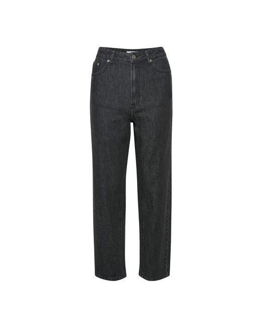 Gestuz Gray Loose Fit Jeans
