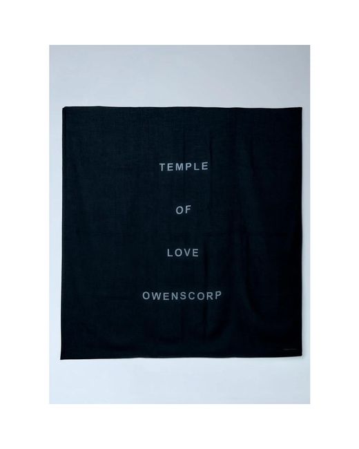 Rick Owens Blue Scarves