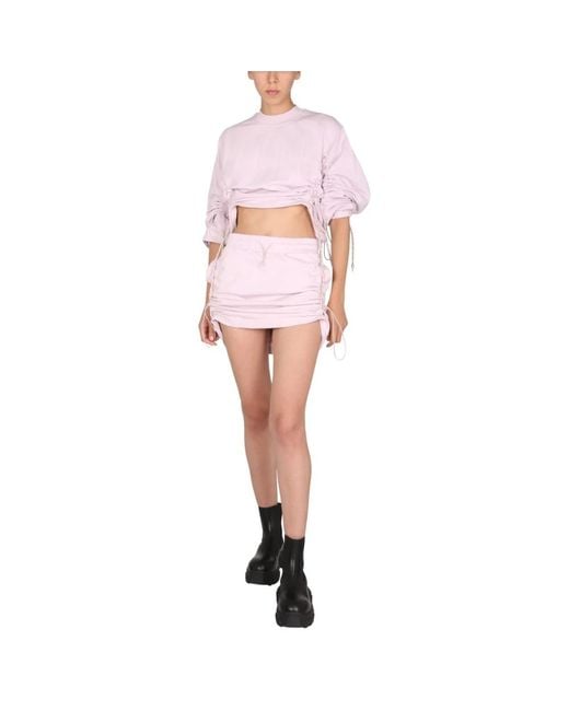 McQueen Pink Short Skirts