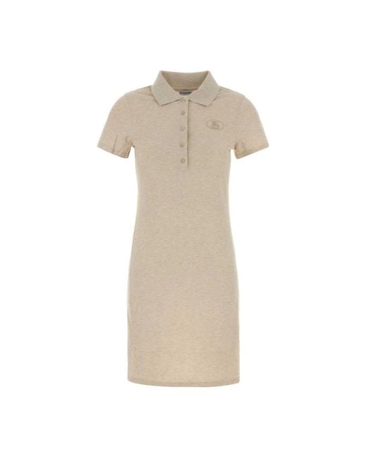 Burberry Natural Shirt Dresses