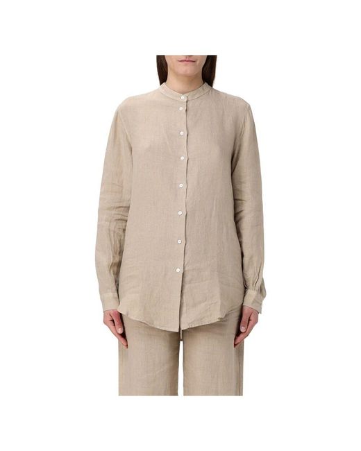 Fay Natural Langarm coreana hemd