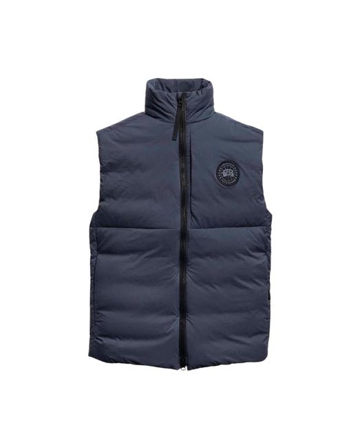 Canada Goose Blue Waistcoats for men