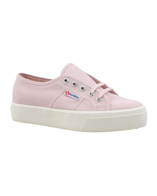 Superga Pink 2730 Mid Platform