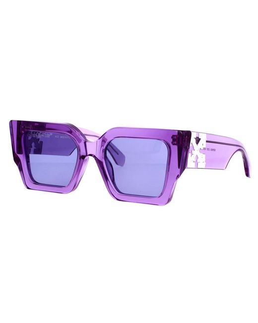 Off-White c/o Virgil Abloh Purple Sunglasses