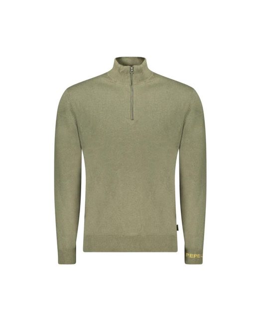 Pepe Jeans Green Turtlenecks for men