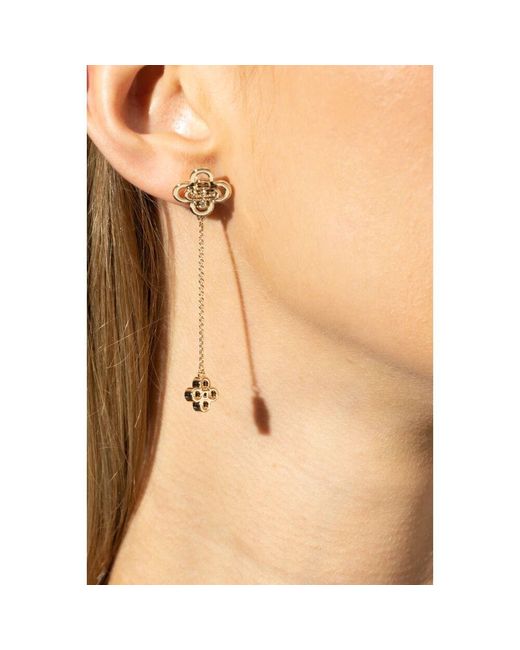 Tory Burch Metallic Messing ohrringe