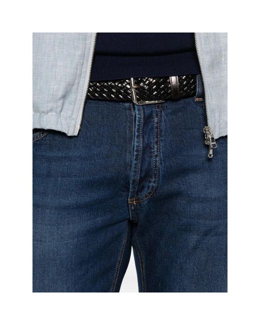 Entre Amis Blue Slim Fit Jeans for men