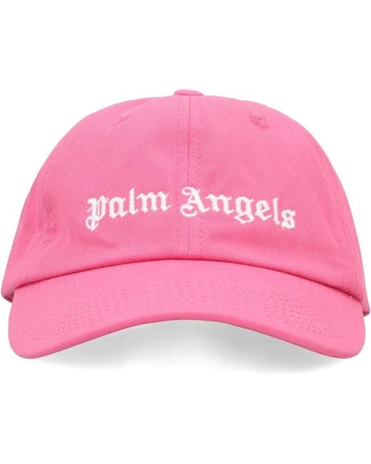 Palm Angels Pink Caps for men