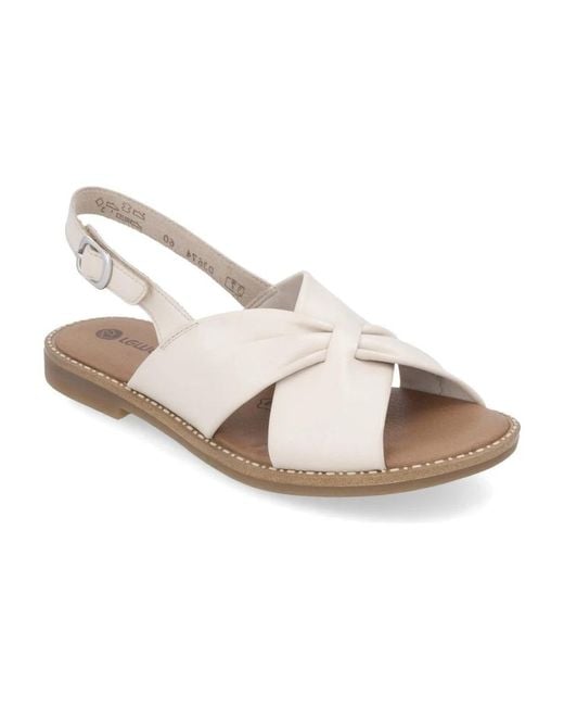 Remonte Natural Flat Sandals