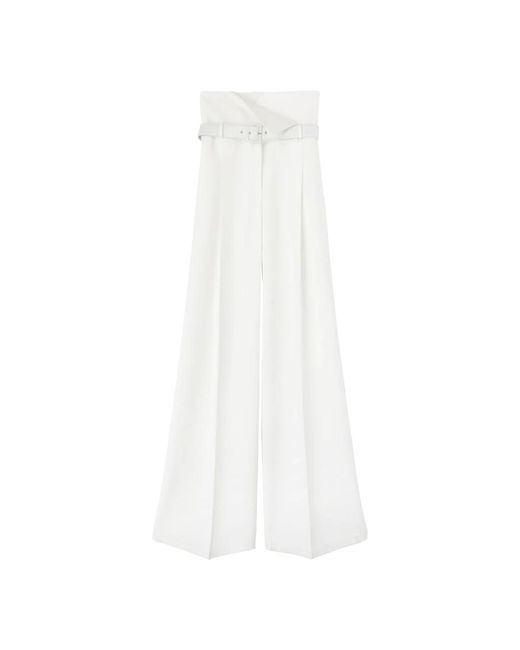 Ermanno Scervino Wide Trousers in het White