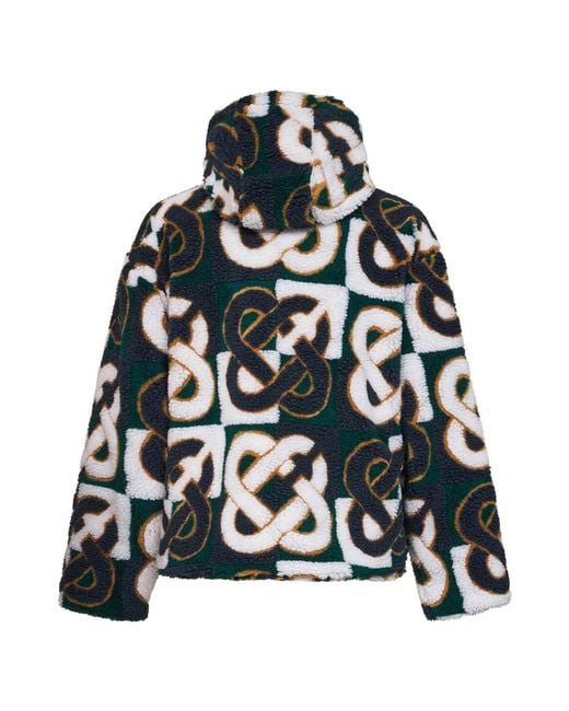Casablanca Green Faux Fur & Shearling Jackets for men