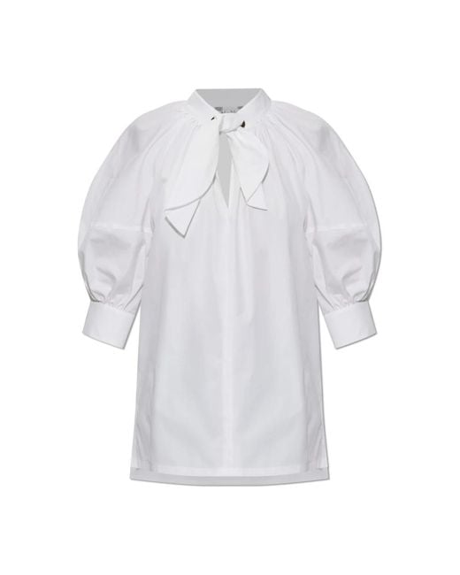 Max Mara White Blouses