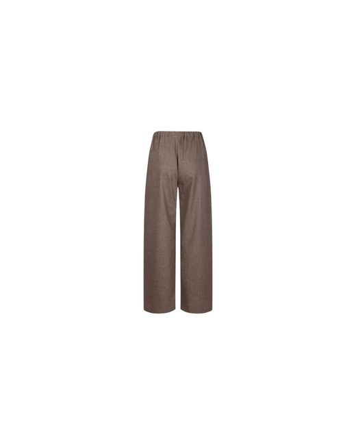Max Mara Wijde Broek in het Brown