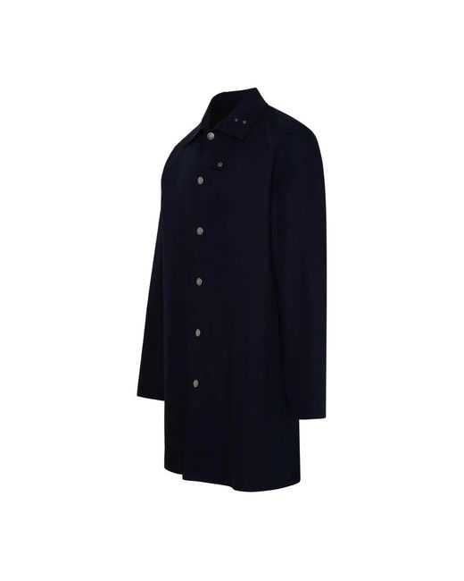 A.P.C. Blue Single-Breasted Coats for men