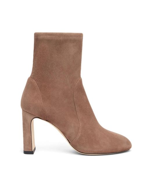 Stuart Weitzman Brown Heeled Boots