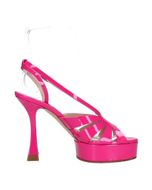 Casadei Pink High Heel Sandals