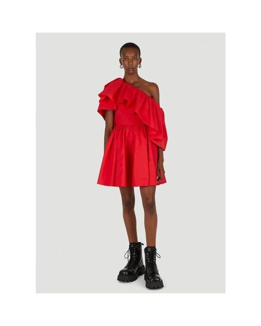 McQueen Red Party Dresses
