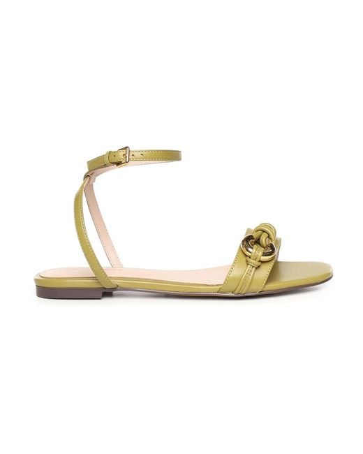 Coccinelle Metallic Flat Sandals