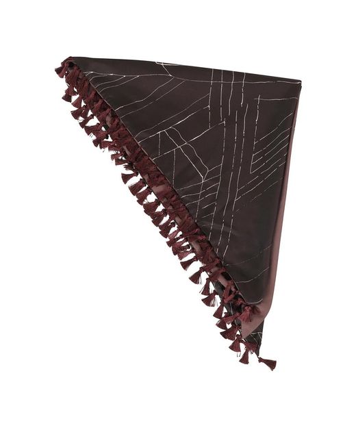 Alysi Black Silk Scarves