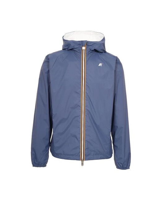 K-Way Wendbare Wasserdichte Jacke Blau in Blue für Herren
