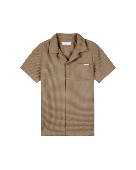 Maison Labiche Brown Short Sleeve Shirts for men