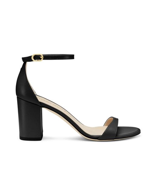 Stuart Weitzman Black High Heel Sandals