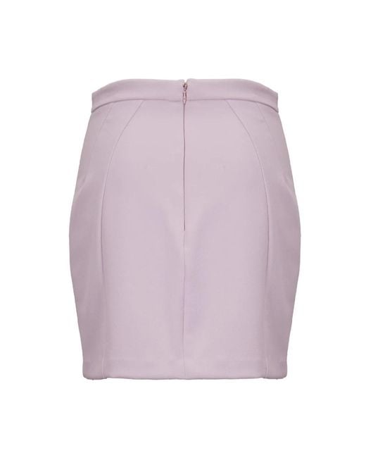 Elisabetta Franchi Purple Short Skirts