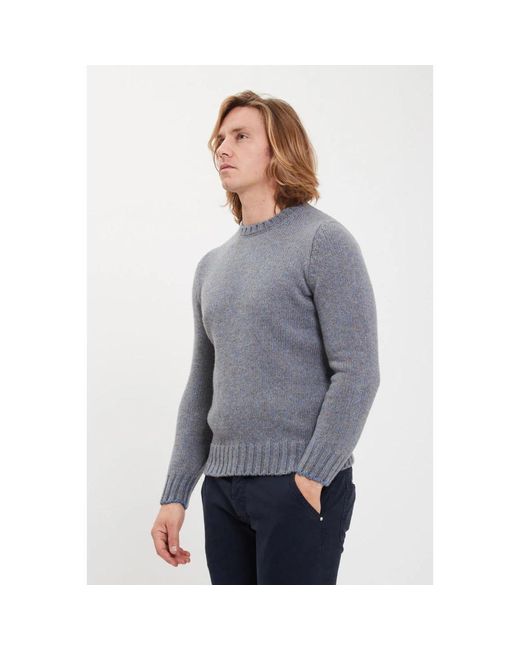 Round-Neck Knitwear Gran Sasso pour homme en coloris Blue