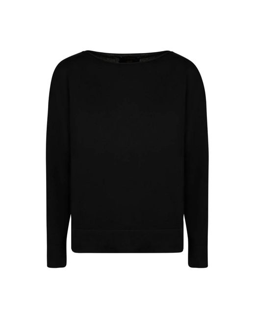 Colección de suéteres acogedores Gran Sasso de color Black
