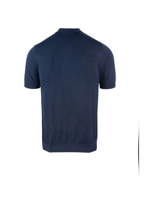 Paolo Pecora Blue Polo Shirts for men