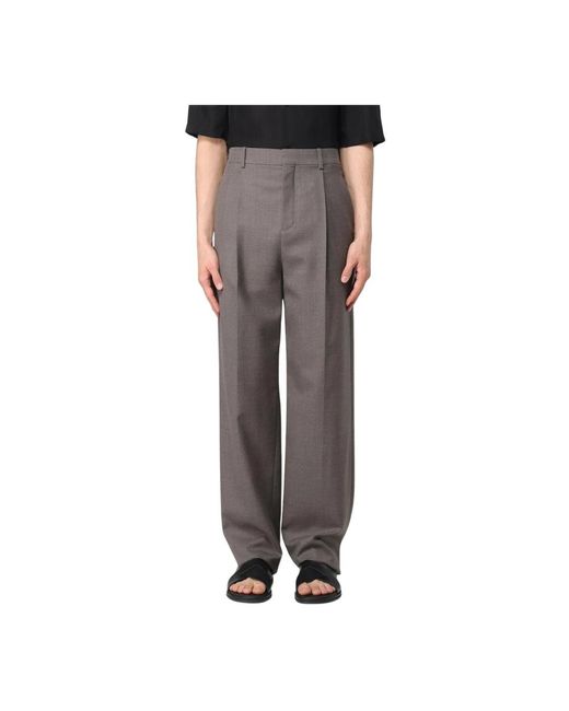Wide Trousers Saint Laurent de hombre de color Gray