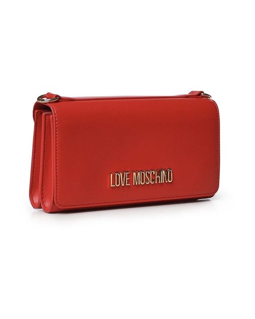 Love Moschino Red Cross Body Bags