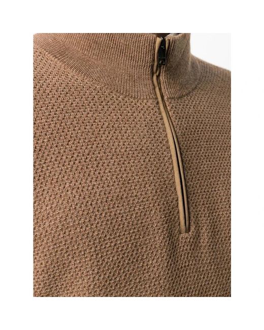 Turtlenecks Hackett de hombre de color Brown