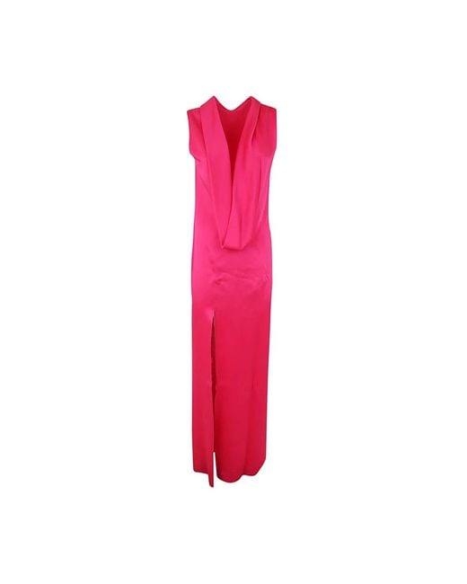 Versace Pink Maxi Dresses