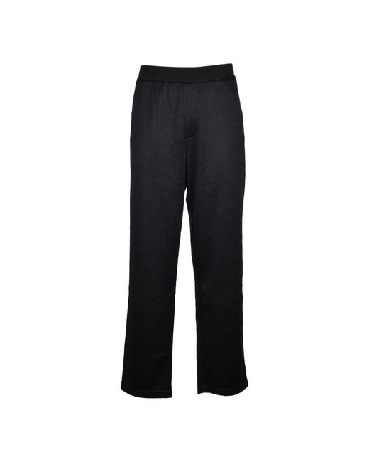 ARMANI EXCHANGE Black Wide Trousers for men