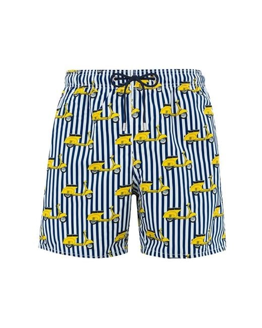Mc2 Saint Barth Blue Beachwear for men